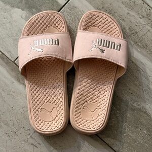 Puma Pink Slide Sandals